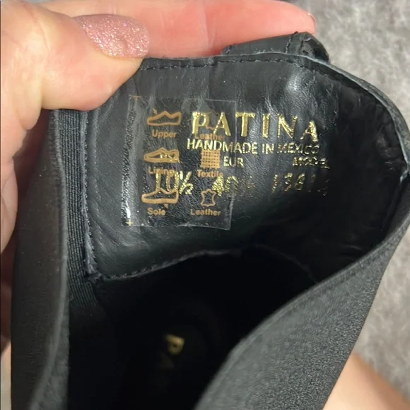 New Black Vero Chelsea Ankle Boots with Elastic Panels, size 10.5 - Picture 5 of 7